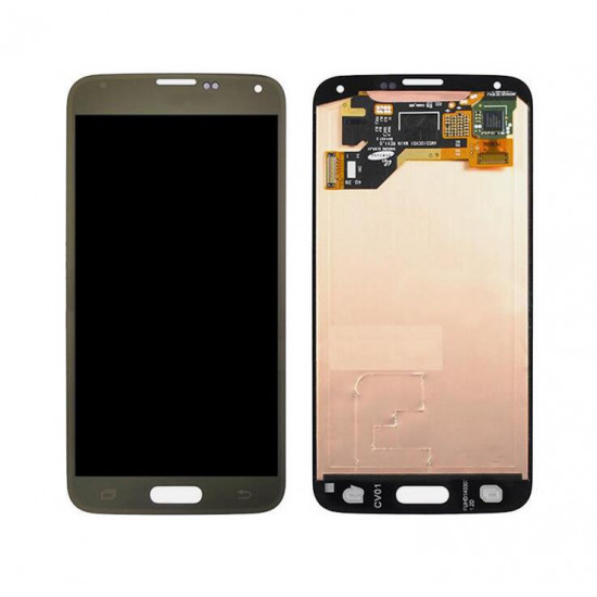 TOUCH+DISPLAY SAMSUNG GALAXY S5 G900F GOLD (SERVICE PACK GH97-15959D)